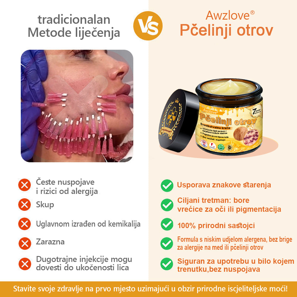 Proizvedeno i poslano iz Hrvatske ✅ 𝐀𝐖𝐙𝐋𝐎𝐕𝐄® Sveobuhvatna krema s pčelinjim otrovom | ZADNJI DAN 80% POPUSTA🌊🌊